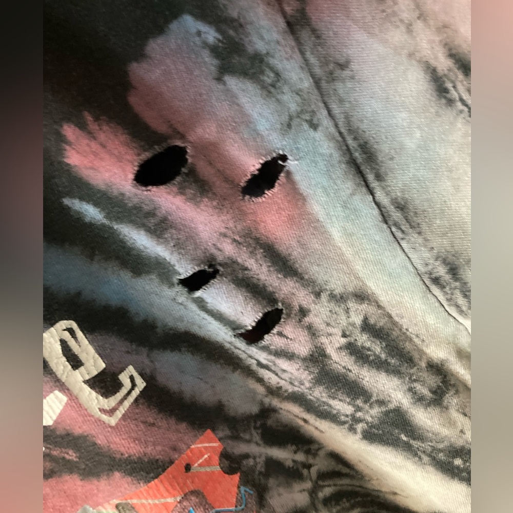 Tupac Poetic Justice Tie-dye Shirt Size XL - Picture 5 of 6